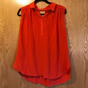 Anthro Coral Top